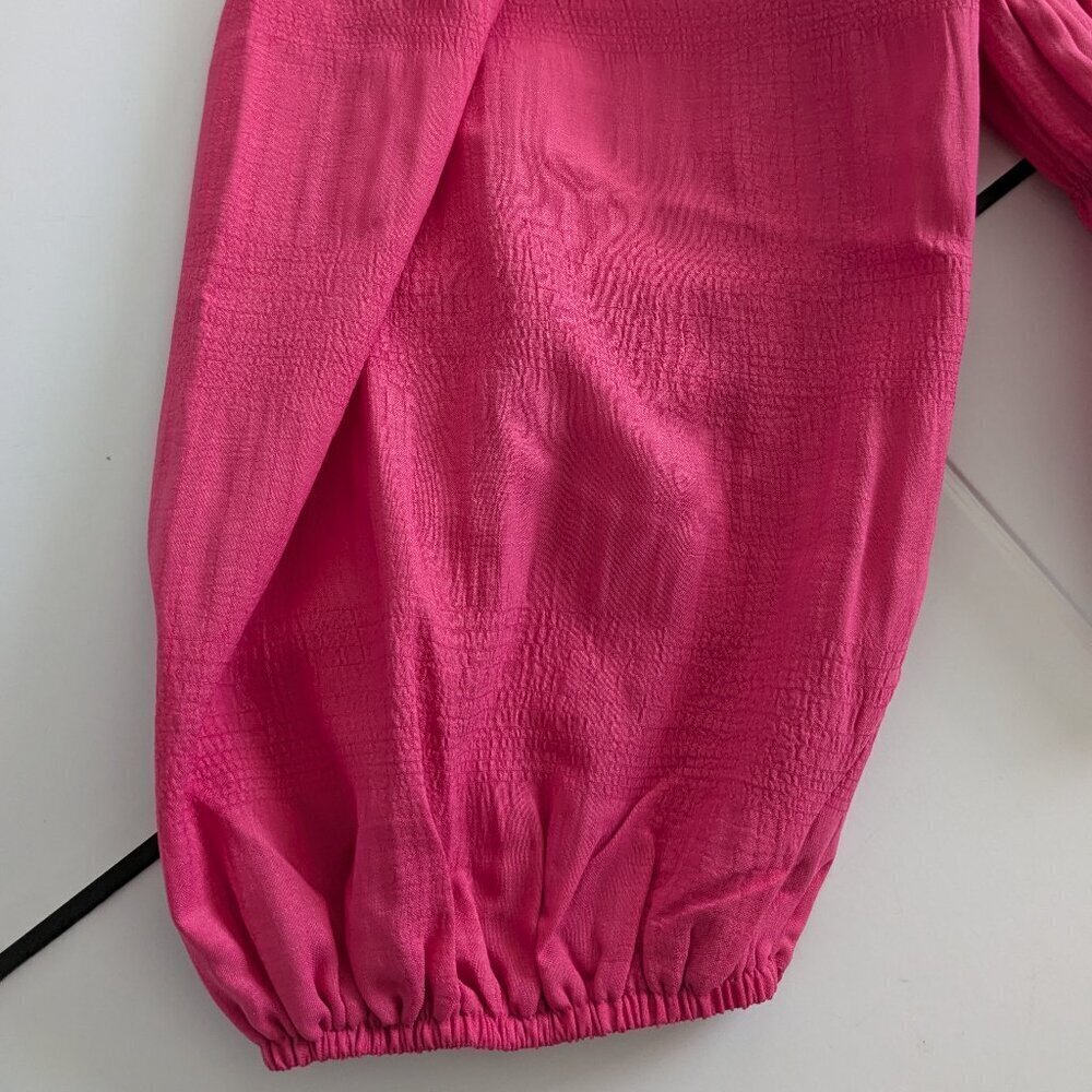 Lulus Peasant Top Pink Small - Picture 9 of 13